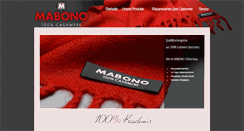 Desktop Screenshot of mabono.de